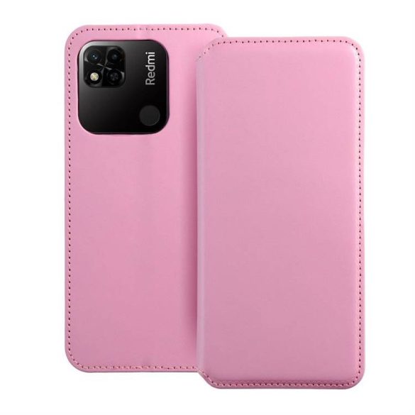 Dual Pocket Book tok XIAOMI Redmi 10a világos rózsaszínű