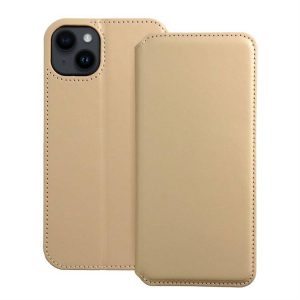 Dual Pocket Book tok IPHONE 14 PLUS arany