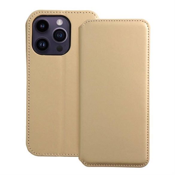 Dual Pocket Book tok IPHONE 14 PRO arany