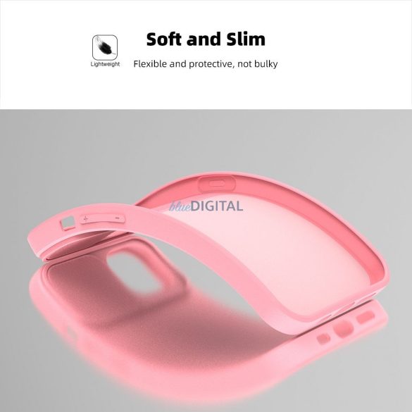 SLIDE tok IPHONE 12 Pro Max világos rózsaszínű