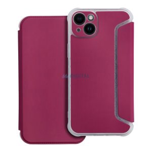 PIANO Book Case Case IPHONE 14 Plus ( 6.7 ) magenta színben