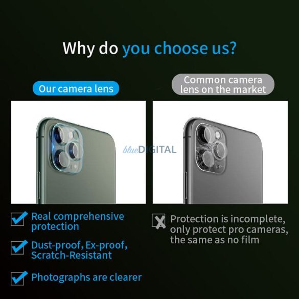 Bestsuit Rugalmas hibrid üveg Samsung A54 kamera objektívekhez