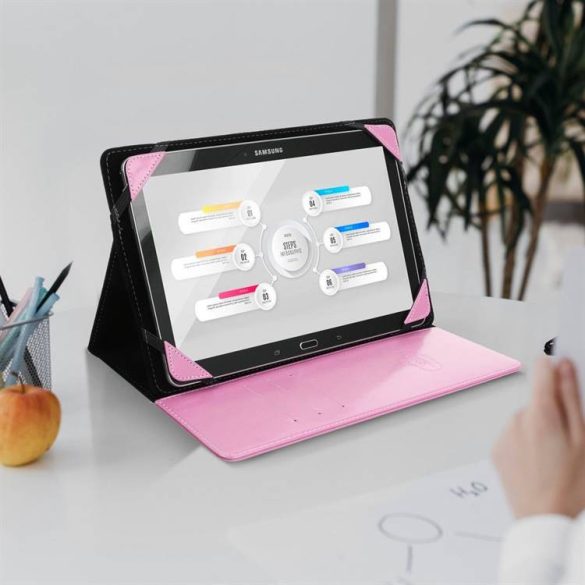 Blun univerzális tok tablet 11" rózsaszín (UNT)