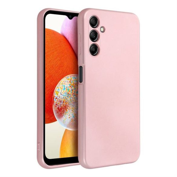 METALLIC tok Samsung A14 5G / A14 4G rózsaszínű