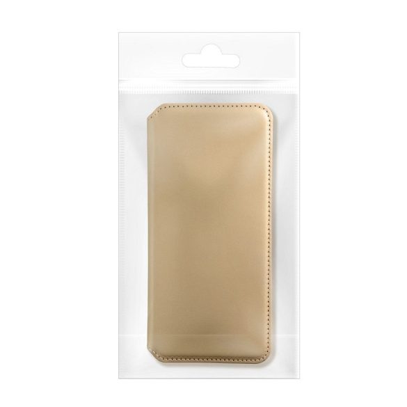 Dual Pocket Book case Samsung A54 5G kétzsebes könyvtok arany
