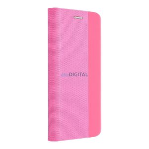 SENSITIVE könyvtok Samsung A14 4G / A14 5G világos rózsaszínű