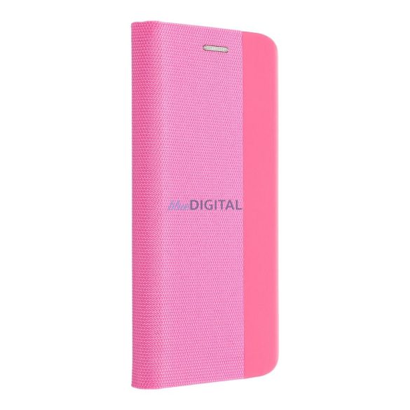 SENSITIVE könyvtok Samsung A14 4G / A14 5G világos rózsaszínű