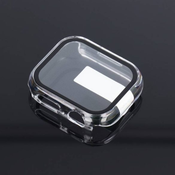 Bestsuit tok hibrid üveggel Apple Watch Series 7/8/9 - 41mm - átlátszó