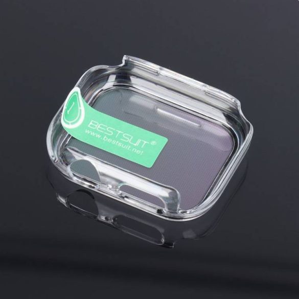 Bestsuit tok hibrid üveggel Apple Watch Series 7/8/9 - 41mm - átlátszó