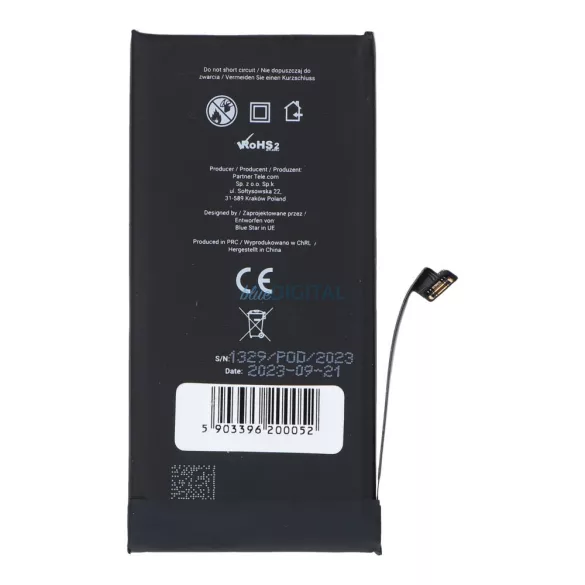 Iphone 13 mini 2406 mAh akkumulátor Blue Star HQ
