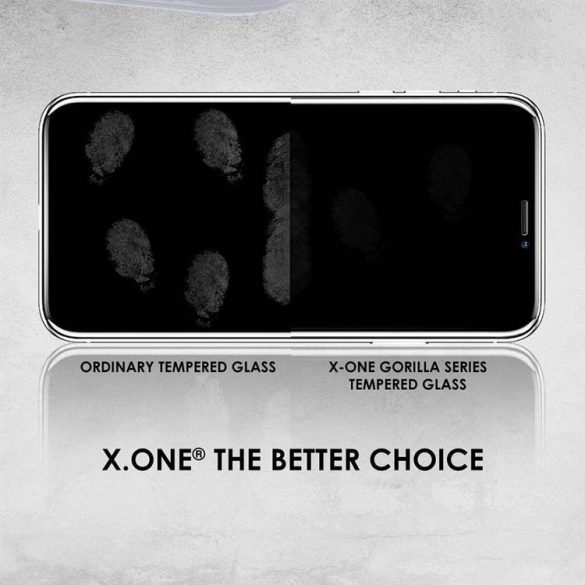 X-ONE Full Cover Extra erős matt tok - iPhone 13 Pro Max/14 Plushoz edzett üveg 9H