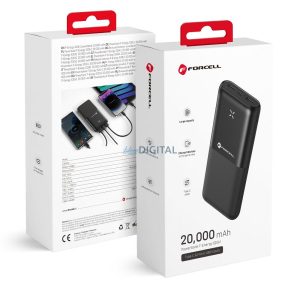 FORCELL Powerbank F-Energy S20k1 20000mah fekete