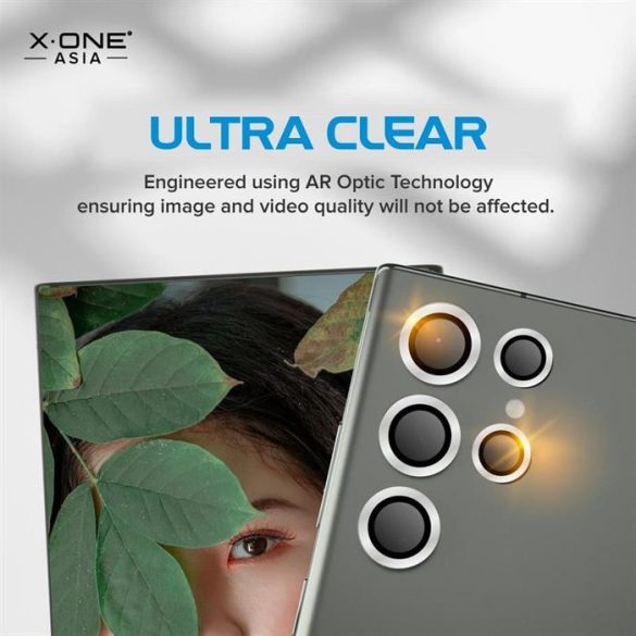 X-ONE Sapphire Camera Armor Pro - Samsung Galaxy S23 Ultra készülékhez lencsevédelem