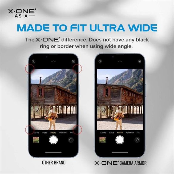 X-ONE Sapphire Camera Armor Pro - Samsung Galaxy S22 Ultra készülékhez lencsevédelem