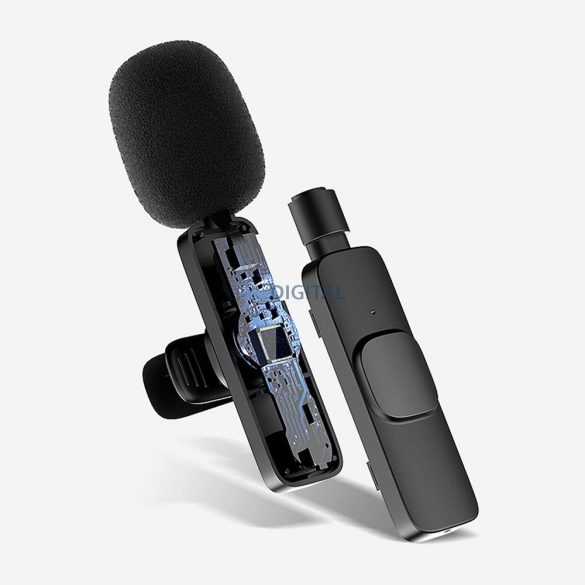 Vezeték nélküli lavalier mikrofon Type-C (2 db készletben) K1