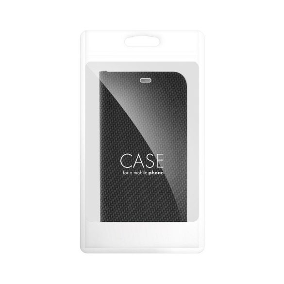LUNA Book Carbon Xiaomi 13-hoz fekete flipes tok
