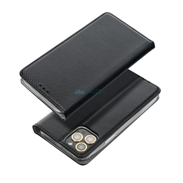 Smart Case Book MOTOROLA MOTO G73 5G fekete könyvtok