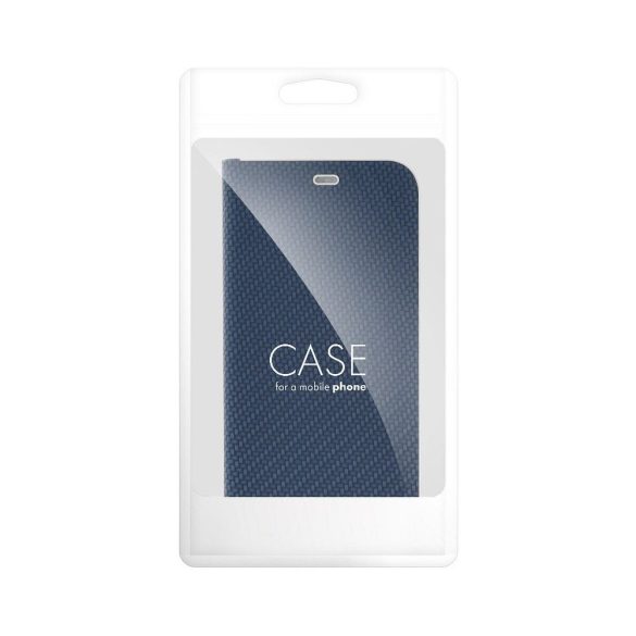 LUNA Book Carbon Xiaomi Redmi NOTE 12 PRO Plus 5G kék flipes tok