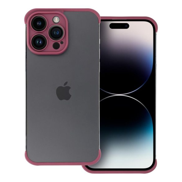 MINI BUMPERS keret kamerasziget védelemmel IPHONE 14 PRO cseresznye 