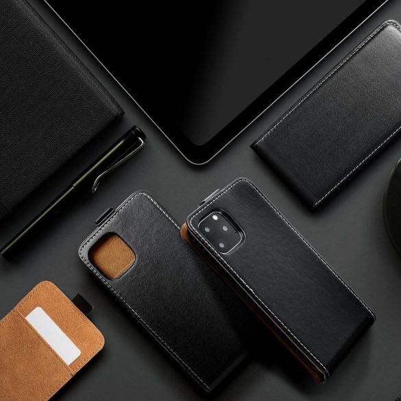 Flip Case SLIM FLEXI FRESH a XIAOMI Redmi NOTE 12 5G-hez fekete könyvtok