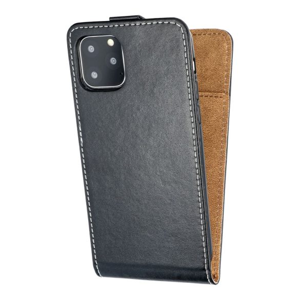 Flip Case SLIM FLEXI FRESH a XIAOMI Redmi NOTE 12 5G-hez fekete könyvtok