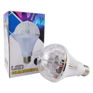 Disco LED izzó Mini Party fény RGB forgó E27 LBCRL LBCRL