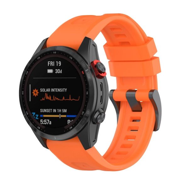 Garmin FENIX 3 / 3HR / 5X / 6X / 6X PRO / 7X / 7X PRO karpántos okosóra narancssárga (8)