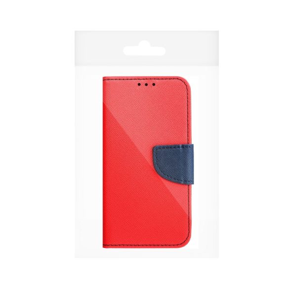 Fancy Book case XIAOMI Redmi NOTE 12 4G piros / sötétkék könyvtok