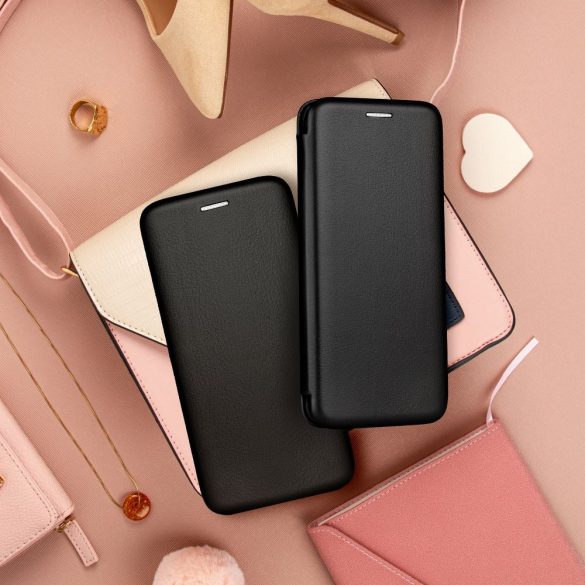 Elegáns könyvtok XIAOMI Redmi NOTE 12 4G fekete 