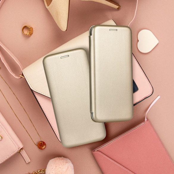 Elegáns könyvtok XIAOMI Redmi NOTE 12 5G arany