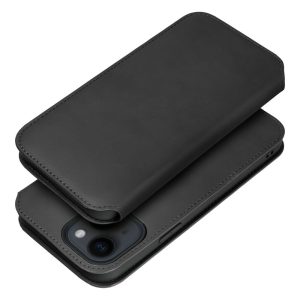 Dual Pocket Book case XIAOMI Redmi NOTE 12 PRO 5G kétzsebes könyvtok fekete