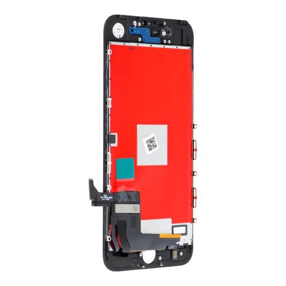 Kijelzővédő Iphone 7 4,7"z fekete (jk)