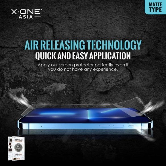 X-ONE Extreme Shock Eliminator 4. generációs (matt sorozat) - iPhone 13 Pro Max/14 Plus fólia