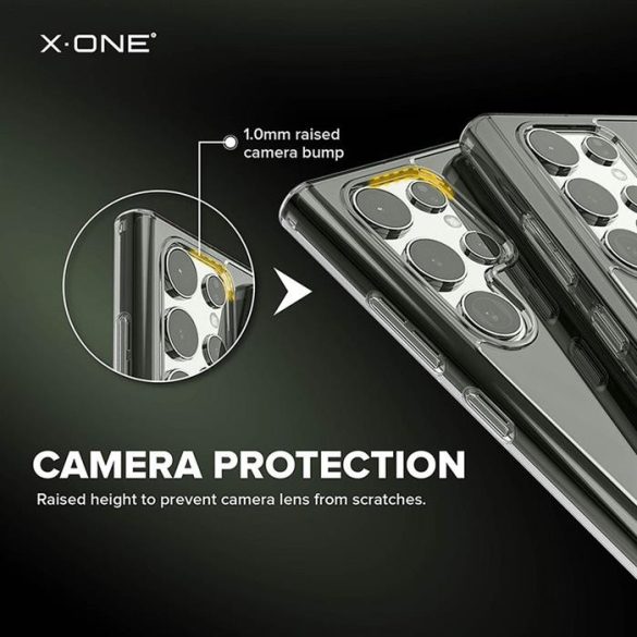 X-ONE Dropguard Case Lite - Samsung Galaxy S23 Ultra készülékhez cseppvédő tok 