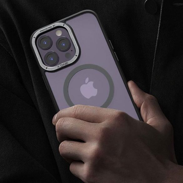 X-ONE Dropguard Magnetic Case Air - Apple iPhone 14 Plus fekete mágneses cseppvédő tok 