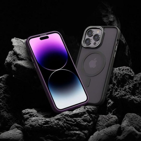 X-ONE Dropguard Magnetic Case Air - Apple iPhone 14 Pro fekete mágneses cseppvédő tok 