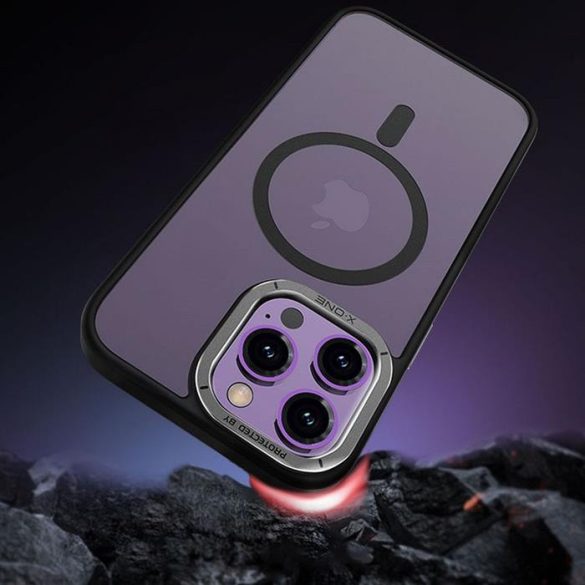 X-ONE Dropguard Magnetic Case Air - Apple iPhone 14 Pro Max fekete mágneses cseppvédő tok 