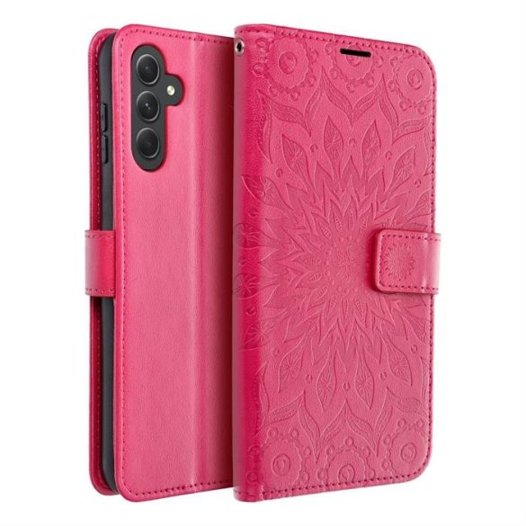 MEZZO Könyvtok SAMSUNG A14 4G / A14 5G mandala magenta