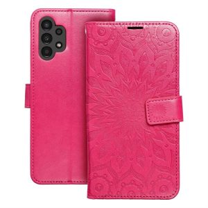 MEZZO Könyvtok SAMSUNG A13 4G mandala magenta