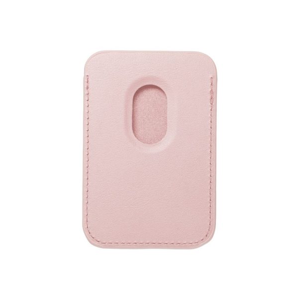 Leather Mag Cover pénztárcával homok rózsaszín tok