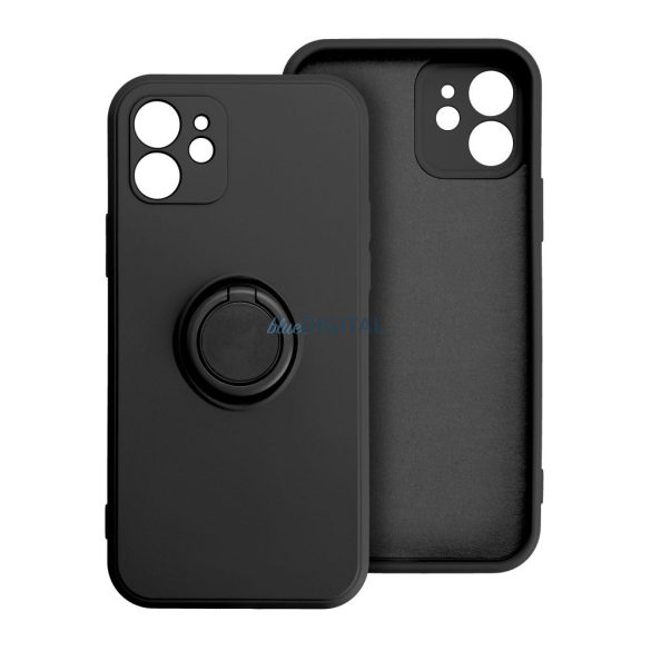 SILICONE RING Case XIAOMI Redmi NOTE 12 4G fekete tok