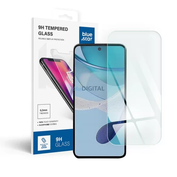 Edzett üveg Blue Star - Motorola G53 fólia