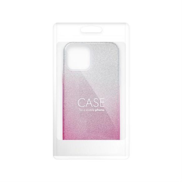 SHINING Case IPHONE 15 PRO készülékhez átlátszó rózsaszín tok