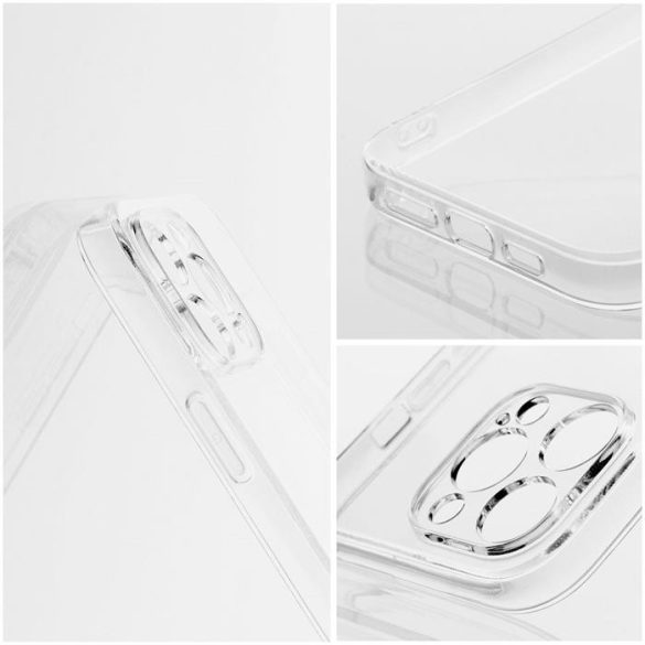 CLEAR CASE 2mm az IPHONE 15 PRO (kameravédelem) tok