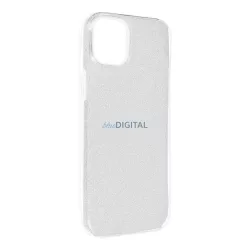 Ragyogó tok az IPHONE 15 PLUS ezüst színű
