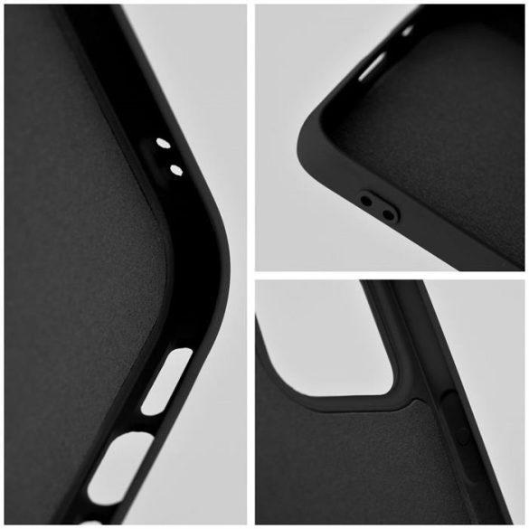 SILICONE Case IPHONE 15 PRO MAX fekete tok