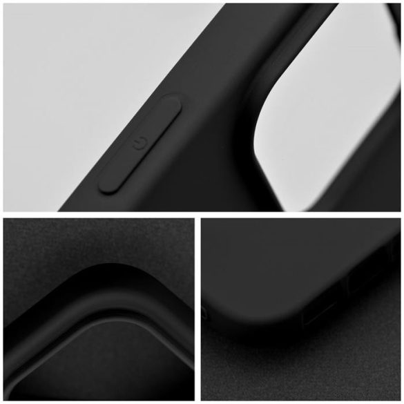 SILICONE Case IPHONE 15 fekete színhez tok