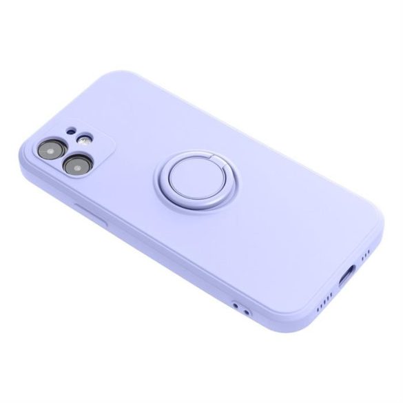 SILICONE RING tok IPHONE 15 PLUS lila színű tokhoz