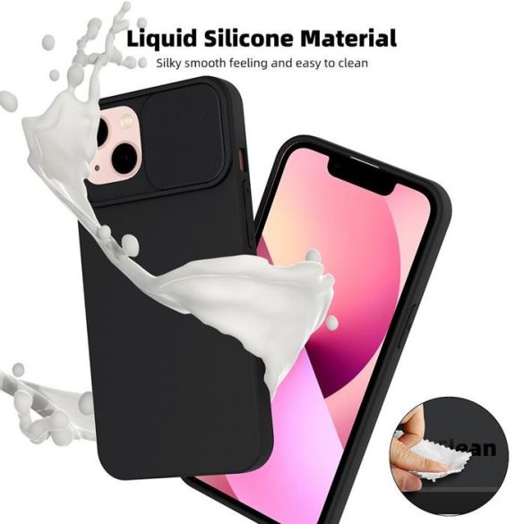 SLIDE Case az IPHONE 15 Pro Max készülékhez fekete tok