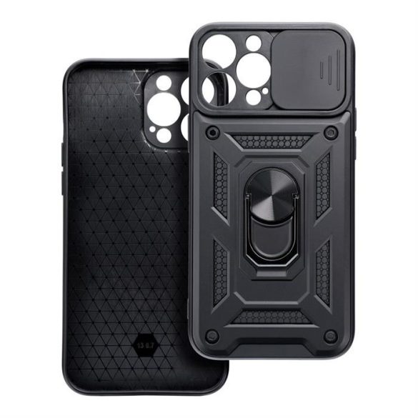 SLIDE ARMOR Case IPHONE 15-ös telefonhoz fekete tok